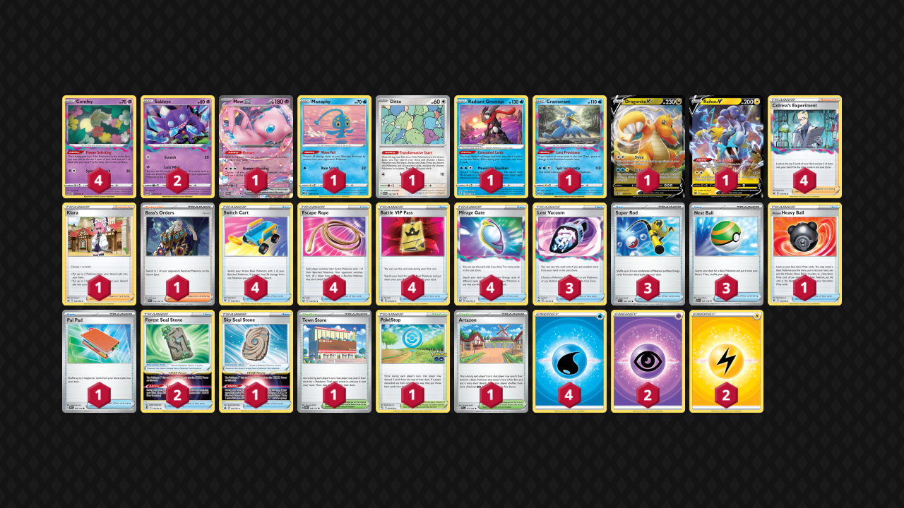 Turbo Lost Zone Box Decklist from Pokémon