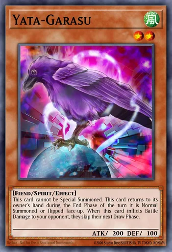Yata-Garasu card from Yu-Gi-Oh!