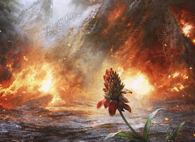 Cleansing Wildfire card artwork from Magic: The Gathering