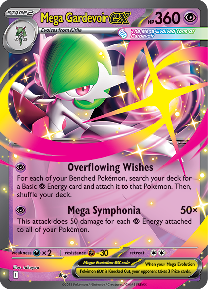 Mega Gardevoir ex TBA card from Pokémon