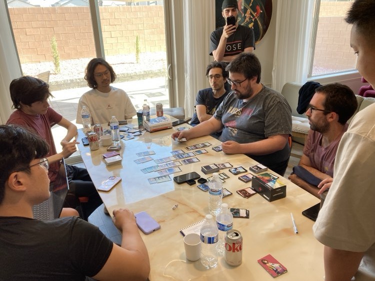 Group Photo of the Limited Meeting playing Magic: The Gathering