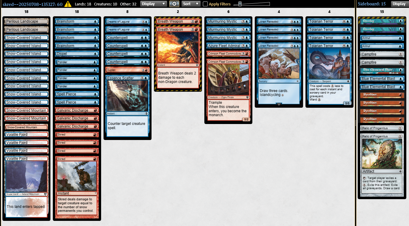 decklist UR 2